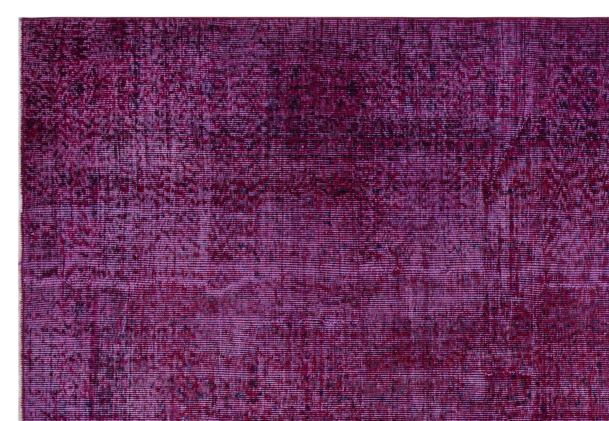 Atina Pink Vintage Wool Handmade Area Rug 6'7" x 9'7"