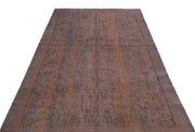 Atina Brown Vintage Wool Handmade Area Rug 3'6" x 12'5"