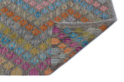 Selanik Beige Vintage Wool Handmade Area Rug 5'3" x 6'5"