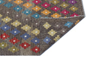 Selanik Brown Vintage Wool Handmade Area Rug 5'1" x 6'6"