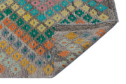 Selanik Beige Vintage Wool Handmade Area Rug 5'4" x 8'11"