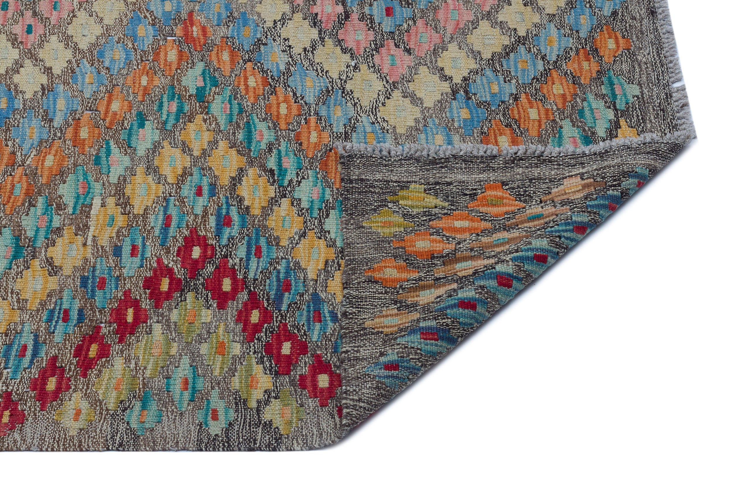 Selanik Beige Vintage Wool Handmade Area Rug 5'8" x 9'9"