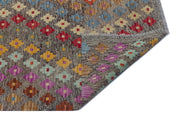 Selanik Brown Vintage Wool Handmade Area Rug 5'2" x 8'11"