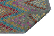 Selanik Beige Vintage Wool Handmade Area Rug 6'1" x 8'0"