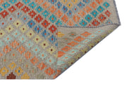 Selanik Beige Vintage Wool Handmade Area Rug 5'2" x 8'8"