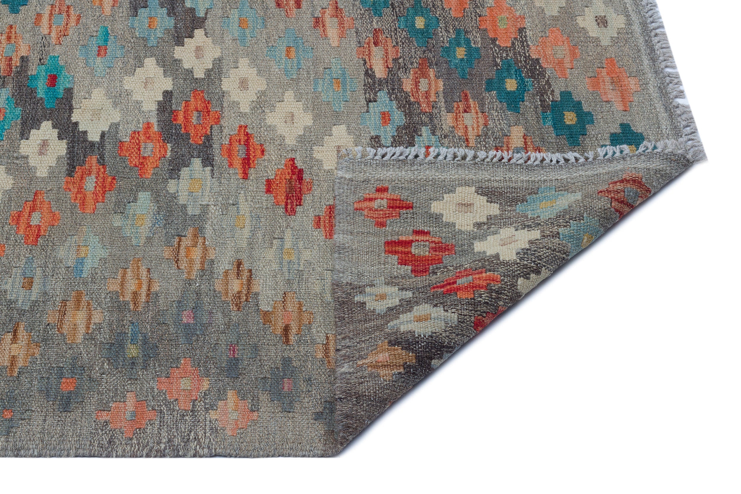 Selanik Beige Vintage Wool Handmade Area Rug 4'10" x 9'8"