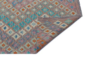 Selanik Beige Vintage Wool Handmade Area Rug 6'3" x 8'0"