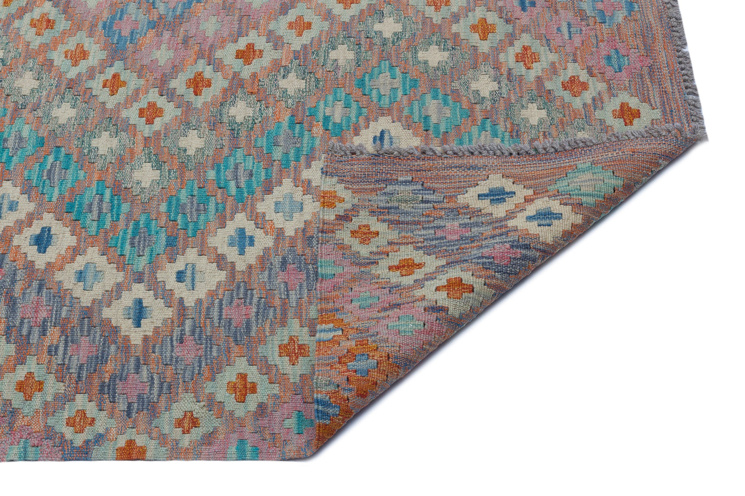 Selanik Beige Vintage Wool Handmade Area Rug 6'3" x 8'0"