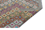 Selanik Beige Vintage Wool Handmade Area Rug 6'2" x 7'11"