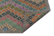 Selanik Beige Vintage Wool Handmade Area Rug 6'10" x 7'9"