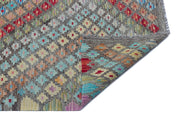 Selanik Beige Vintage Wool Handmade Area Rug 6'4" x 7'9"