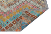 Selanik Brown Vintage Wool Handmade Area Rug 5'5" x 8'8"