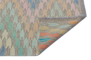 Selanik Beige Vintage Wool Handmade Area Rug 5'4" x 7'9"