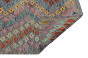 Selanik Beige Vintage Wool Handmade Area Rug 6'1" x 8'1"