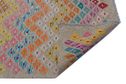 Selanik Beige Vintage Wool Handmade Area Rug 6'3" x 8'2"