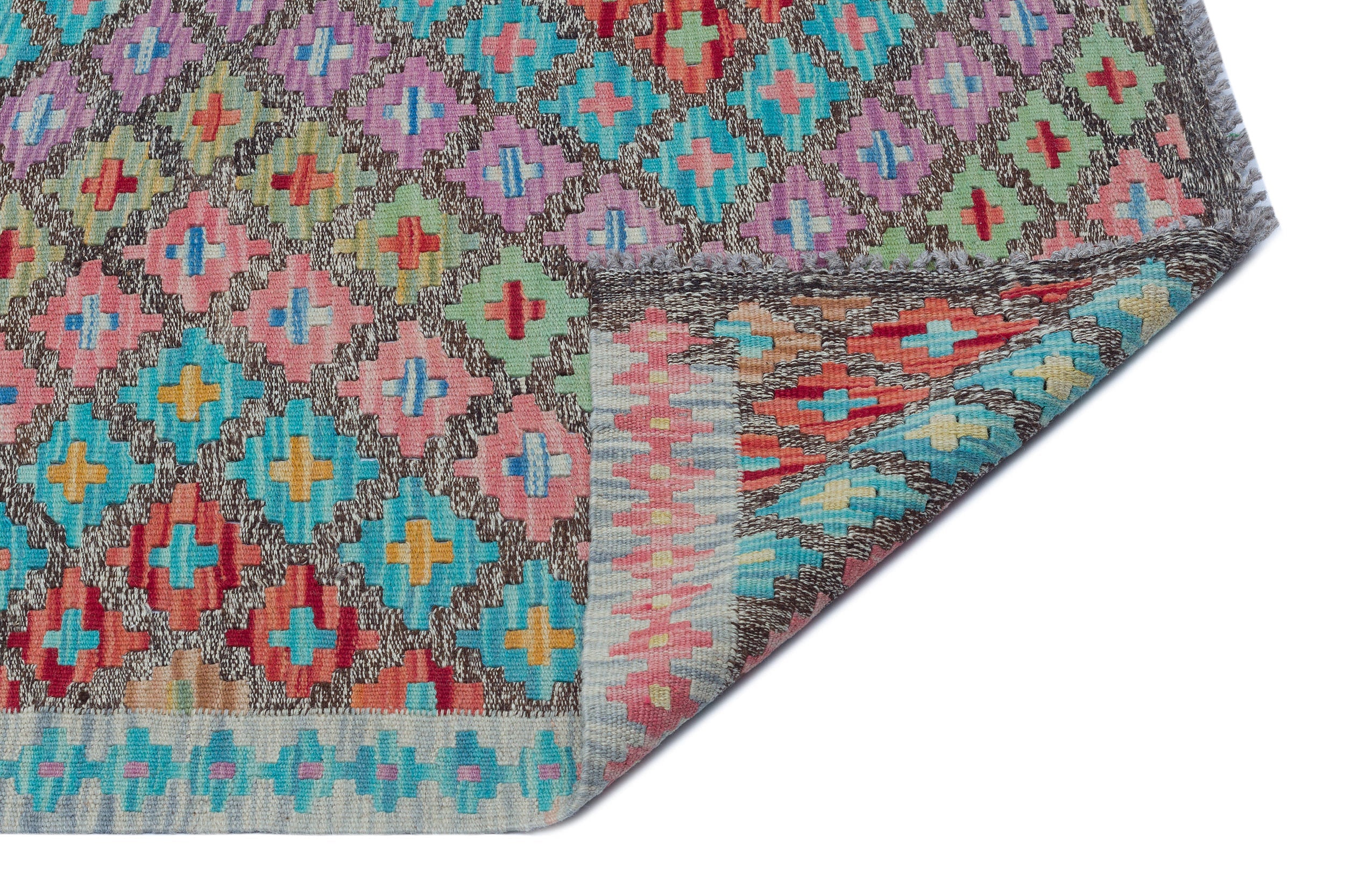 Selanik Beige Vintage Wool Handmade Area Rug 5'9" x 8'4"