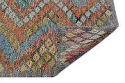 Selanik Beige Vintage Wool Handmade Area Rug 6'8" x 7'7"