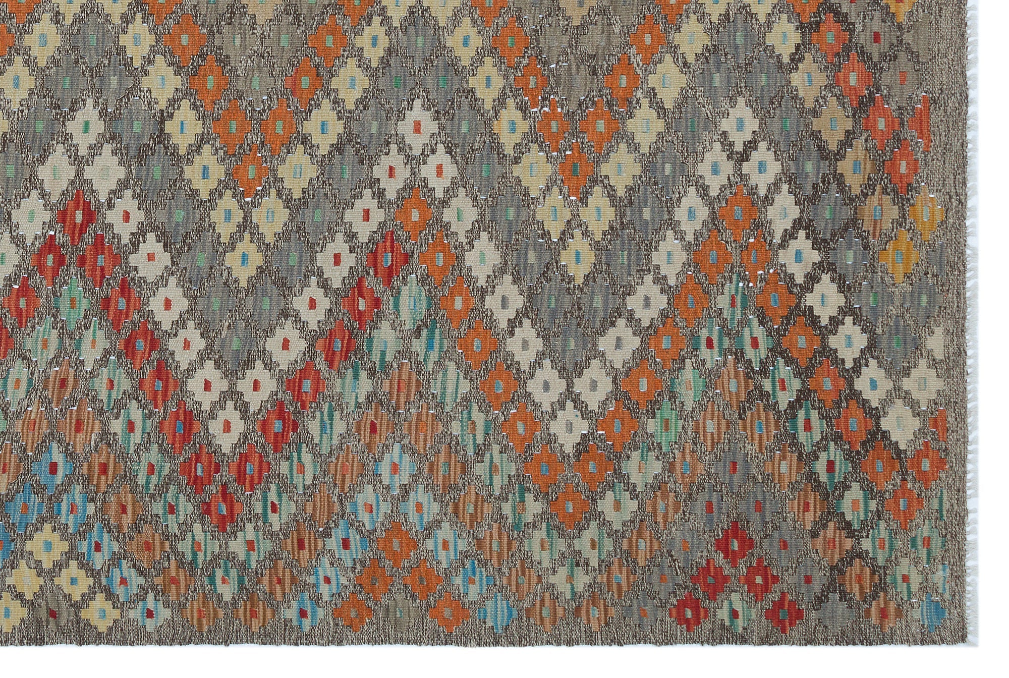 Selanik Beige Vintage Wool Handmade Area Rug 5'3" x 9'0"