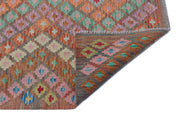 Selanik Beige Vintage Wool Handmade Area Rug 4'11" x 9'9"