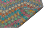 Selanik Beige Vintage Wool Handmade Area Rug 6'3" x 8'11"