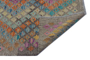 Selanik Beige Vintage Wool Handmade Area Rug 6'8" x 7'11"