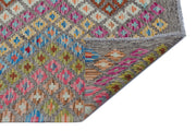 Selanik 30138 Beige Vintage Wool Handmade Area Rug 6'2" x 8'0"