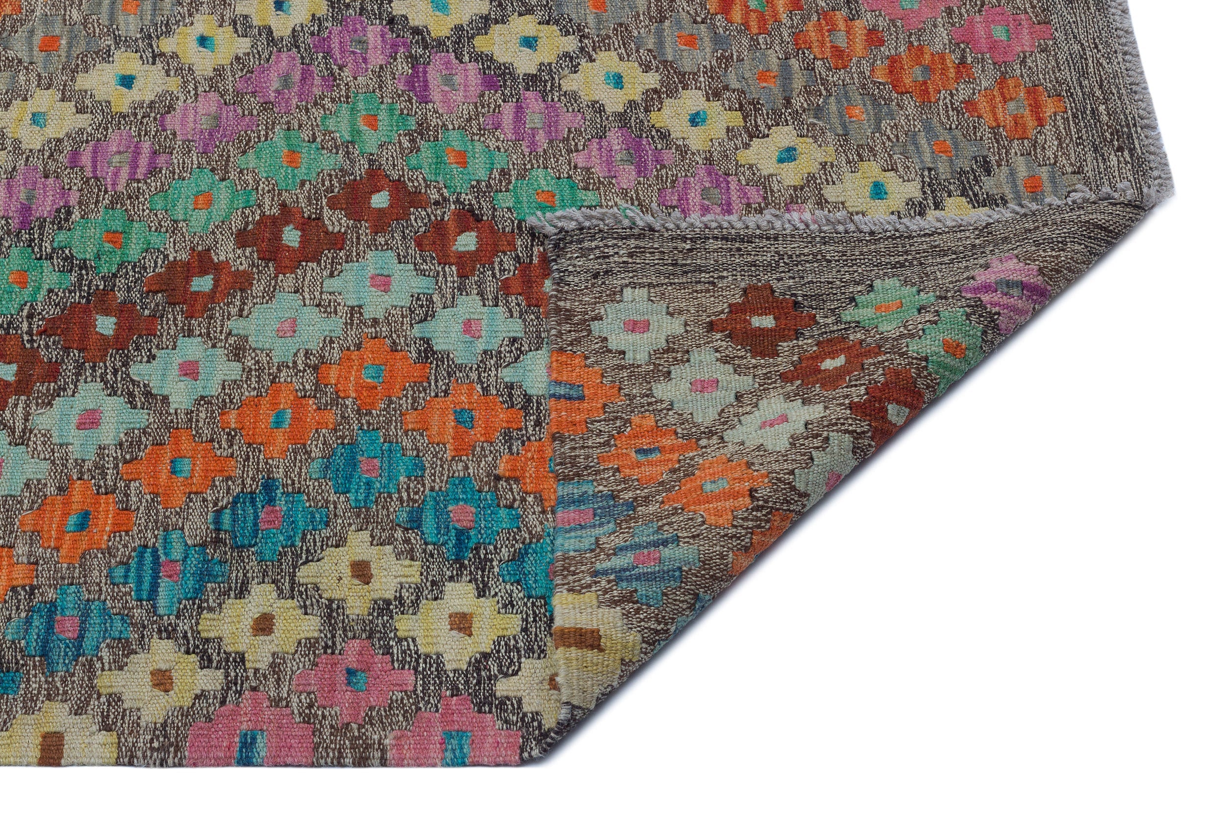 Selanik Beige Vintage Wool Handmade Area Rug 6'7" x 8'0"