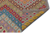 Selanik Beige Vintage Wool Handmade Area Rug 6'0" x 9'1"