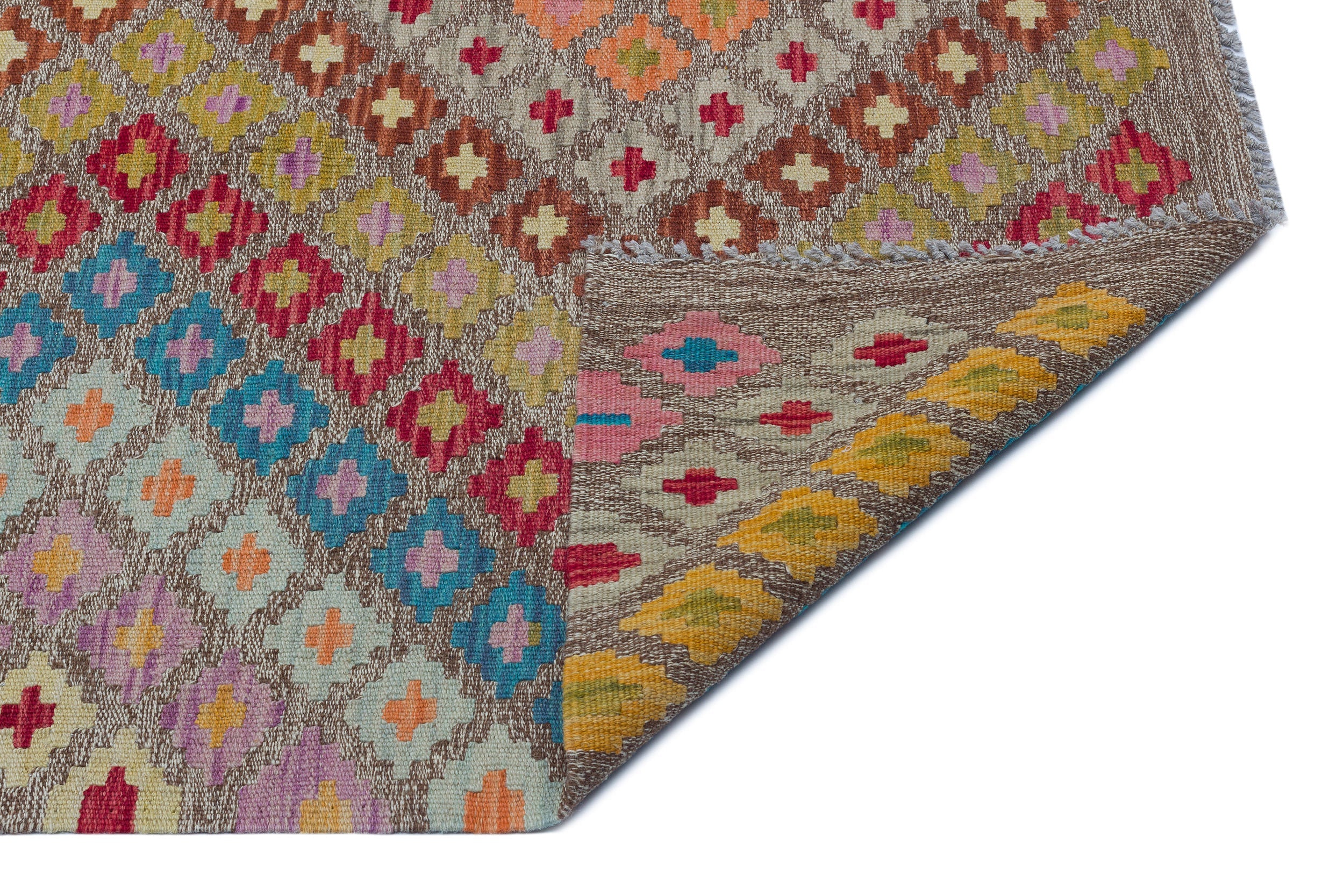 Selanik Beige Vintage Wool Handmade Area Rug 6'0" x 9'1"