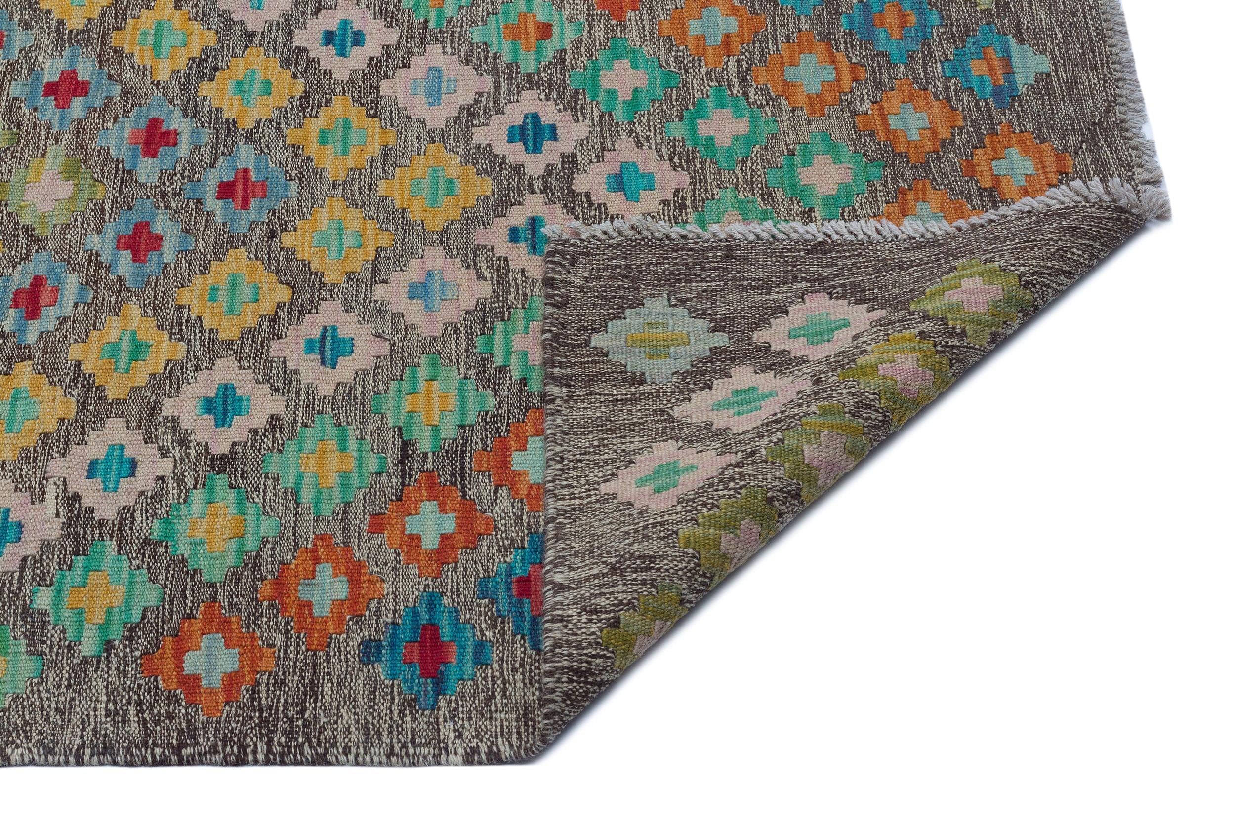 Selanik Beige Vintage Wool Handmade Area Rug 5'9" x 9'6"