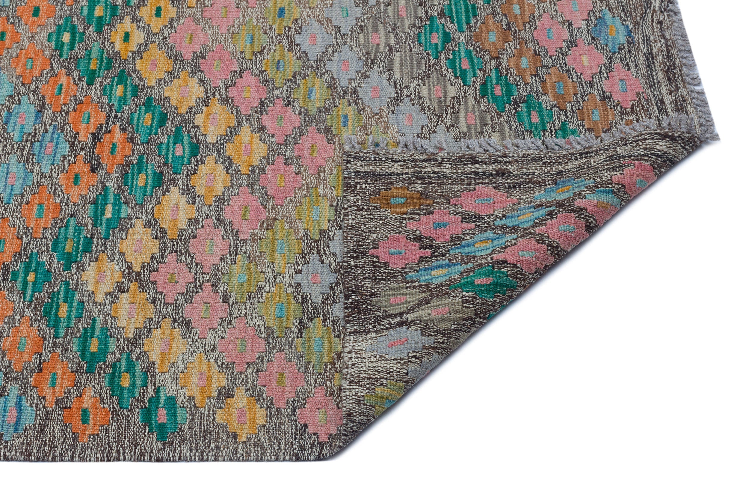 Selanik Beige Vintage Wool Handmade Area Rug 6'0" x 8'0"