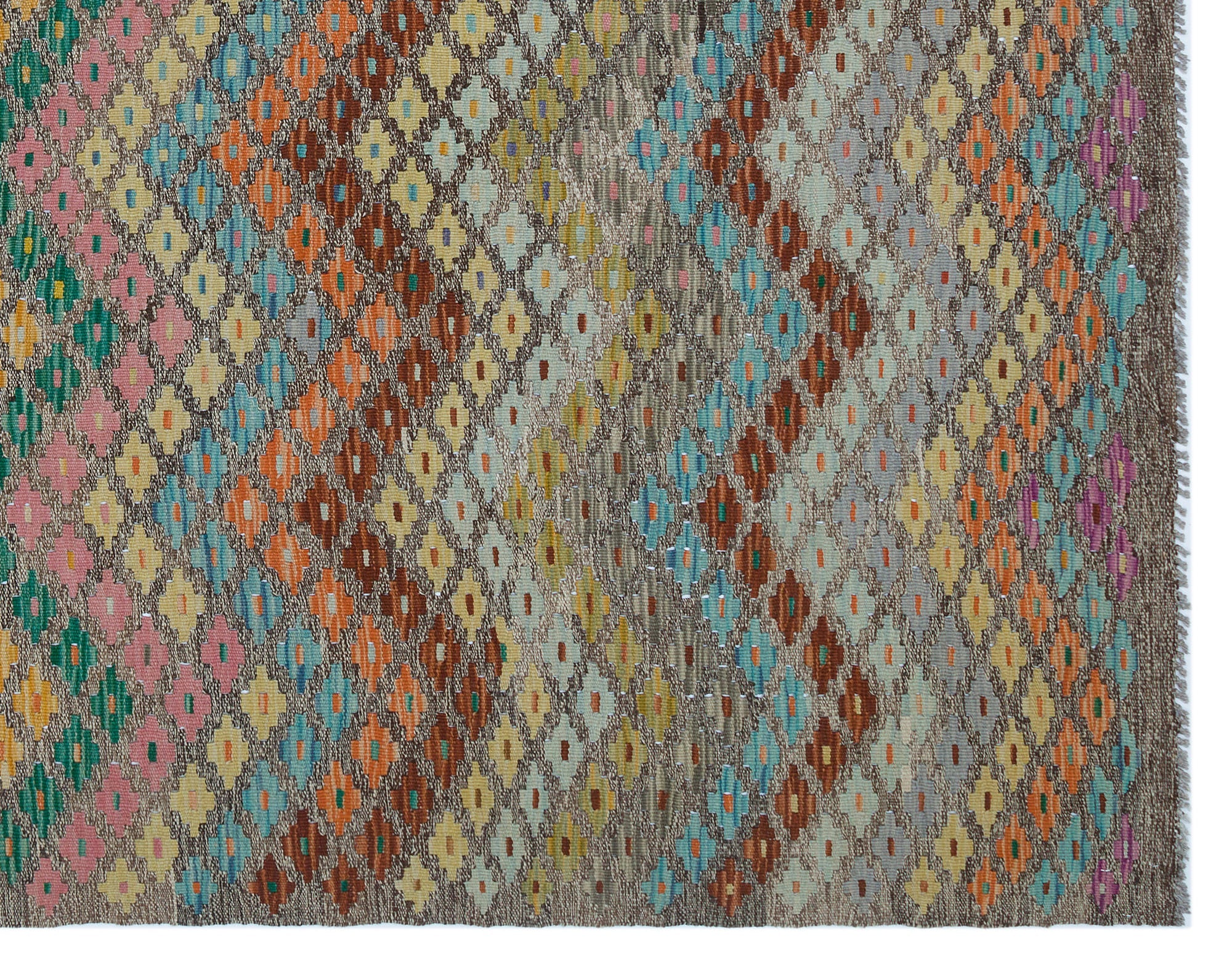 Selanik Beige Vintage Wool Handmade Area Rug 6'0" x 8'0"