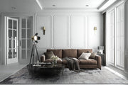 Handmade Viscose Rug – Modern Area Rug | Cream Colored Carpet, Soft Texture