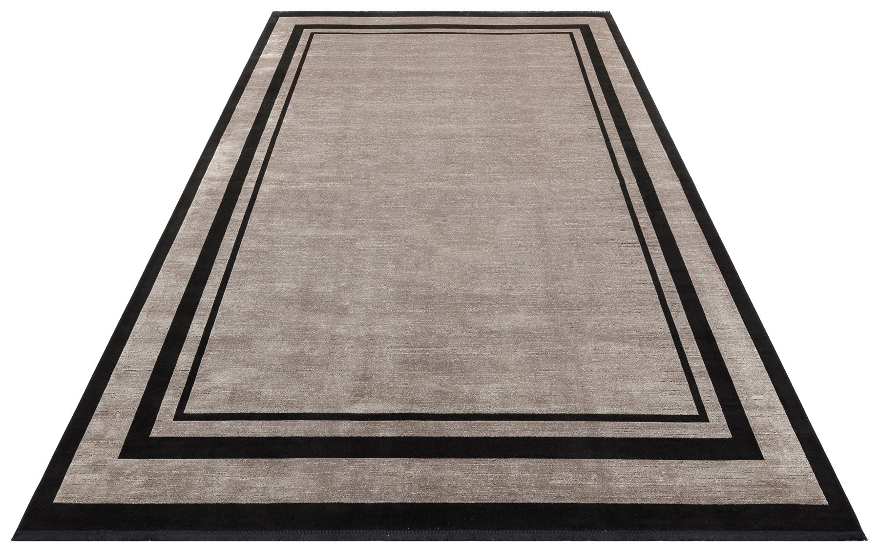 Tromso Grey Frame Machine Made Area Rug