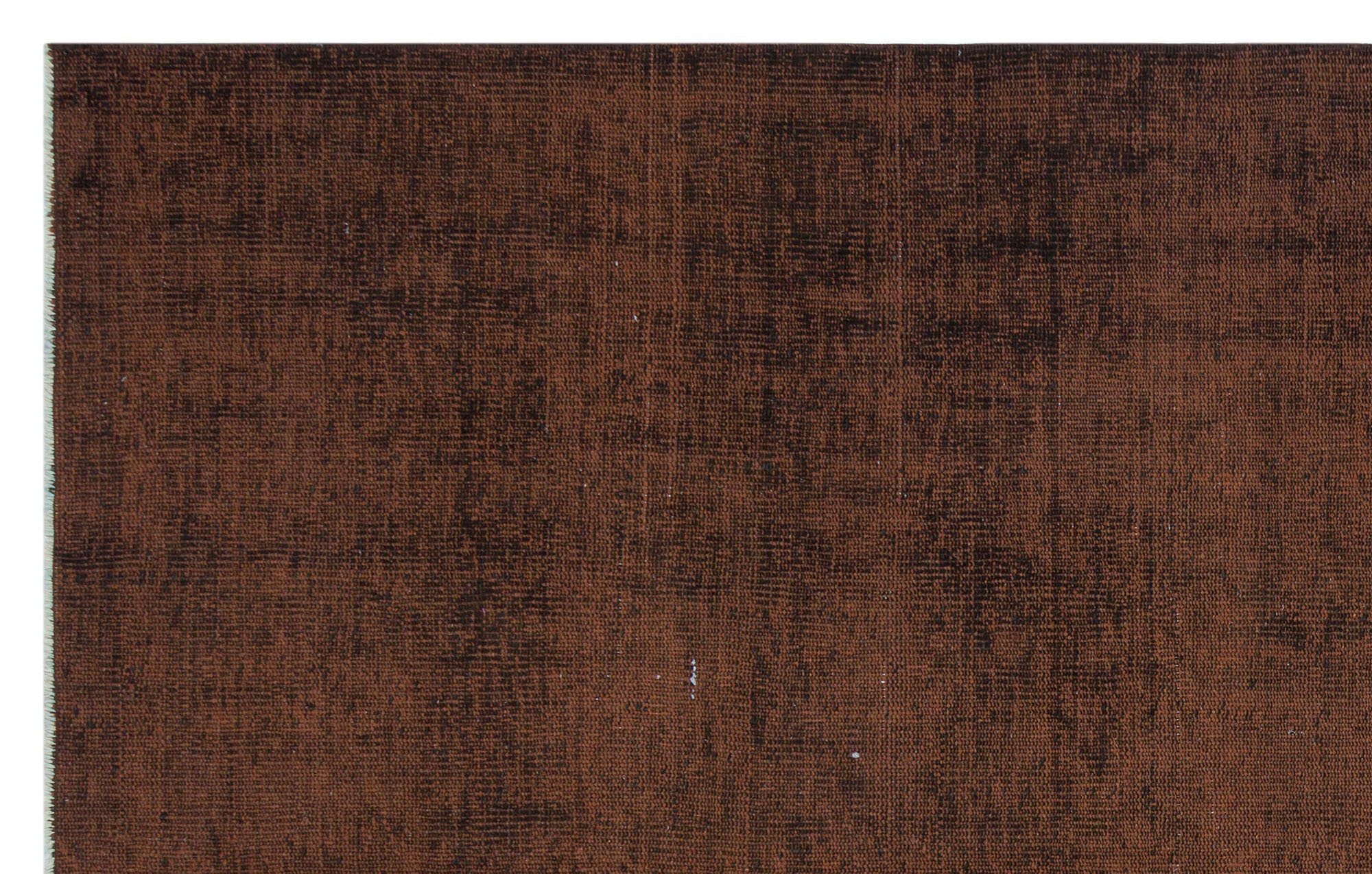 Atina Brown Vintage Wool Handmade Area Rug 5'7" x 8'9"