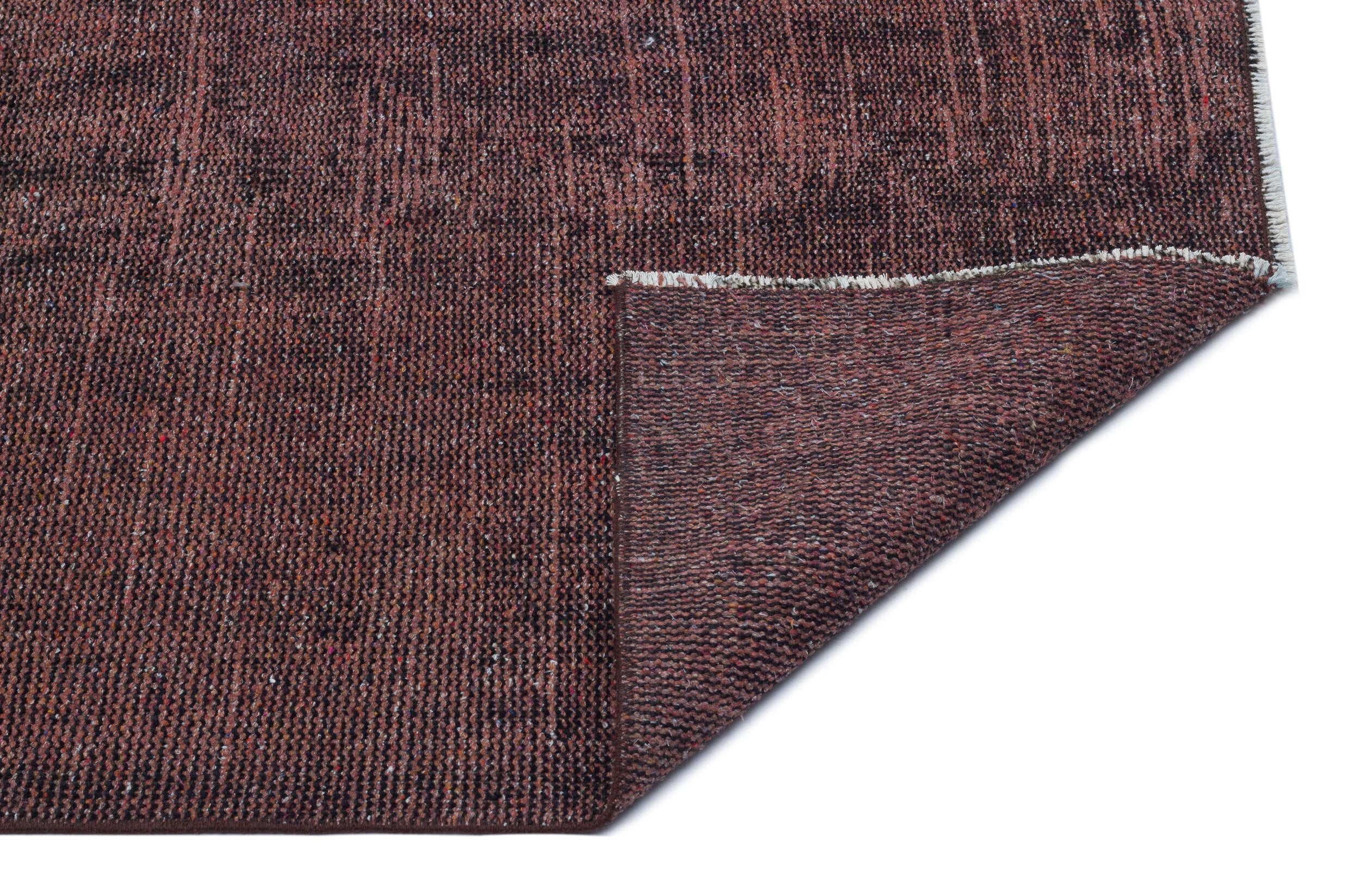 Atina Brown Vintage Wool Handmade Area Rug 5'11" x 10'0"