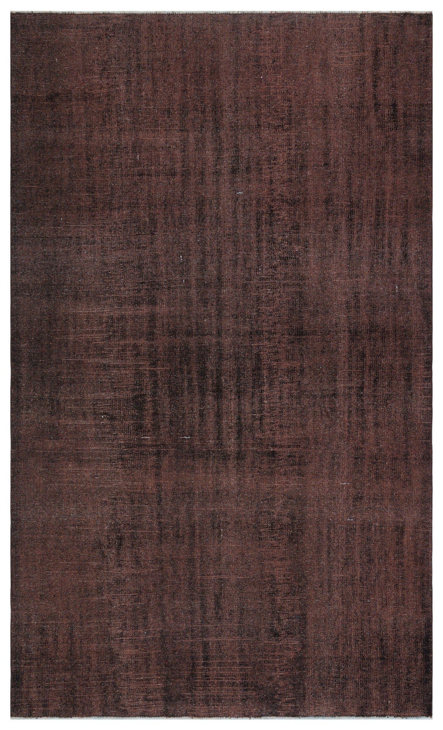 Atina Brown Vintage Wool Handmade Area Rug 5'11" x 10'0"