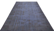 Atina Blue Vintage Wool Handmade Area Rug 6'0" x 8'9"