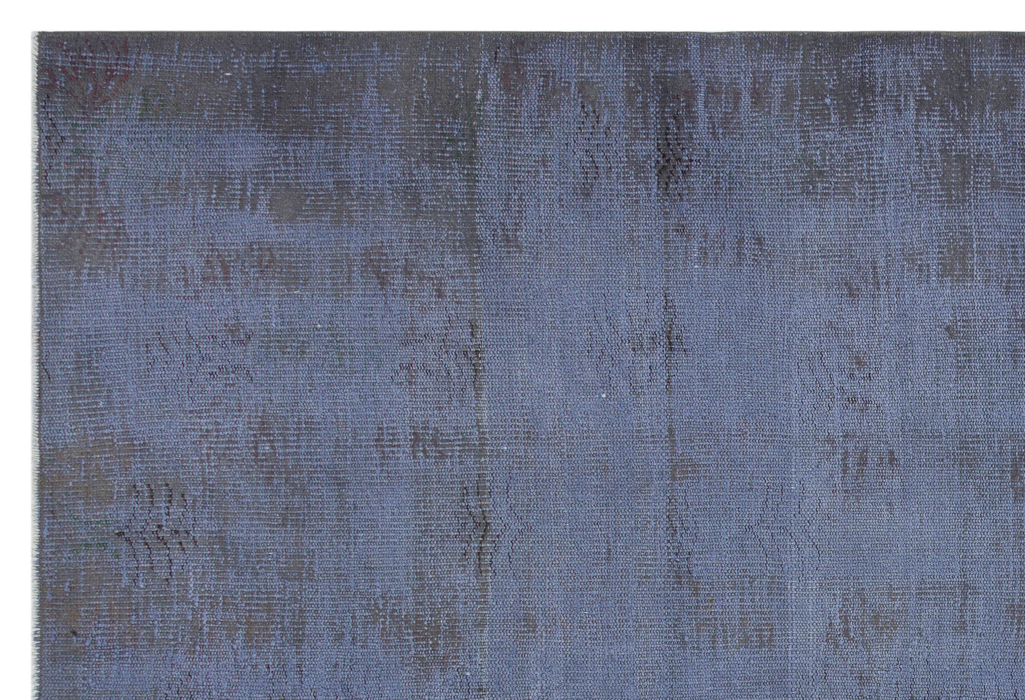 Atina Blue Vintage Wool Handmade Area Rug 6'0" x 8'9"