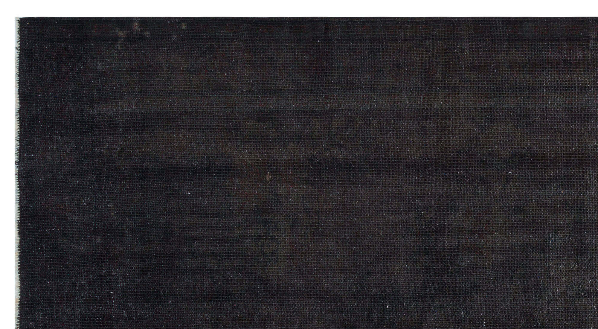 Atina Black Vintage Wool Handmade Area Rug 5'2" x 9'8"
