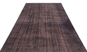 Atina Brown Vintage Wool Handmade Area Rug 5'6" x 9'9"