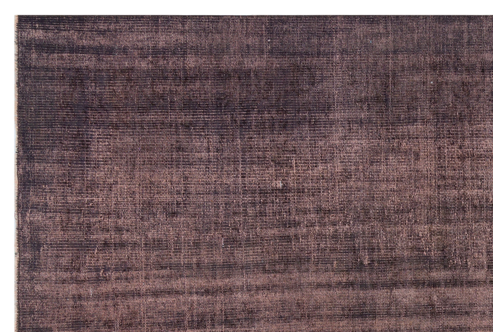Atina Brown Vintage Wool Handmade Area Rug 5'6" x 9'9"