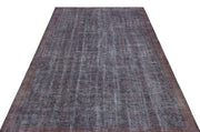 Atina Grey Vintage Wool Handmade Area Rug 5'2" x 8'1"