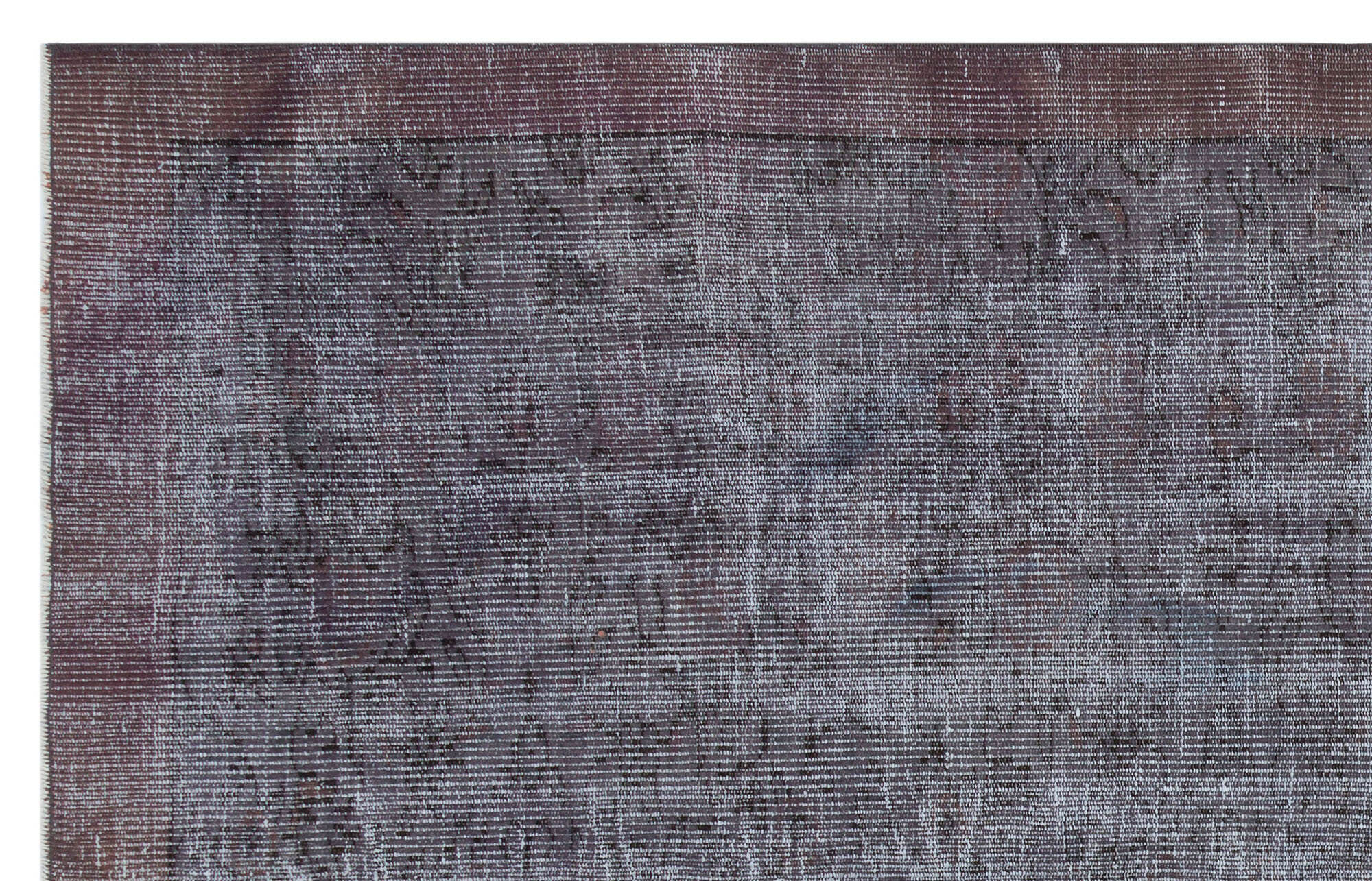 Atina Grey Vintage Wool Handmade Area Rug 5'2" x 8'1"