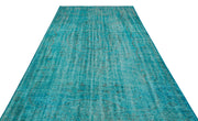 Atina Turquoise Vintage Wool Handmade Area Rug 5'10" x 9'8"
