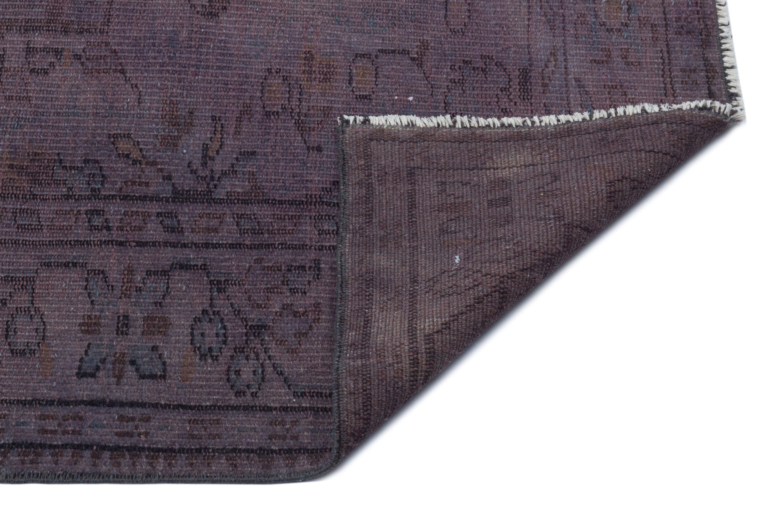 Atina Grey Vintage Wool Handmade Area Rug 6'1" x 10'0"