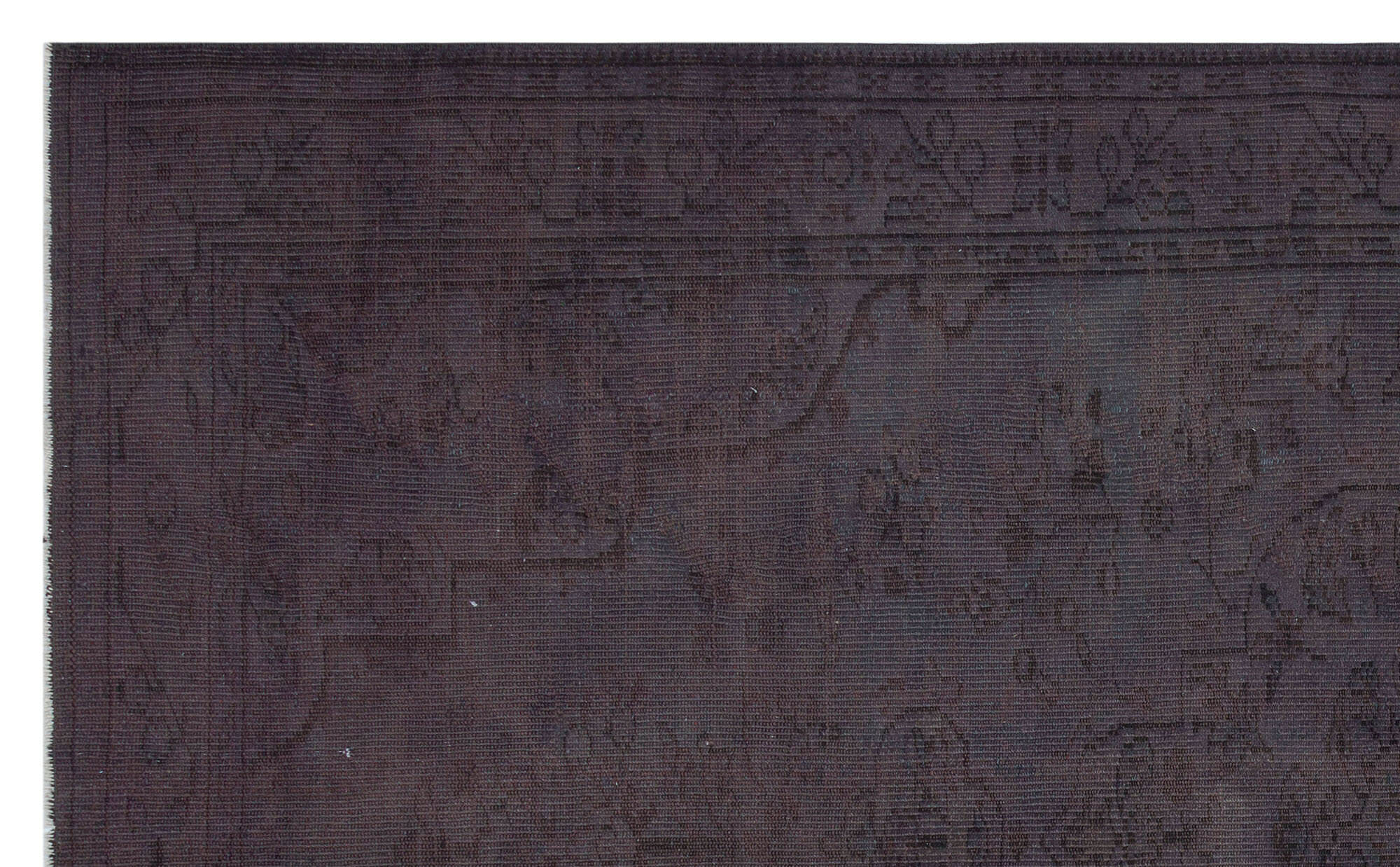 Atina Grey Vintage Wool Handmade Area Rug 6'1" x 10'0"