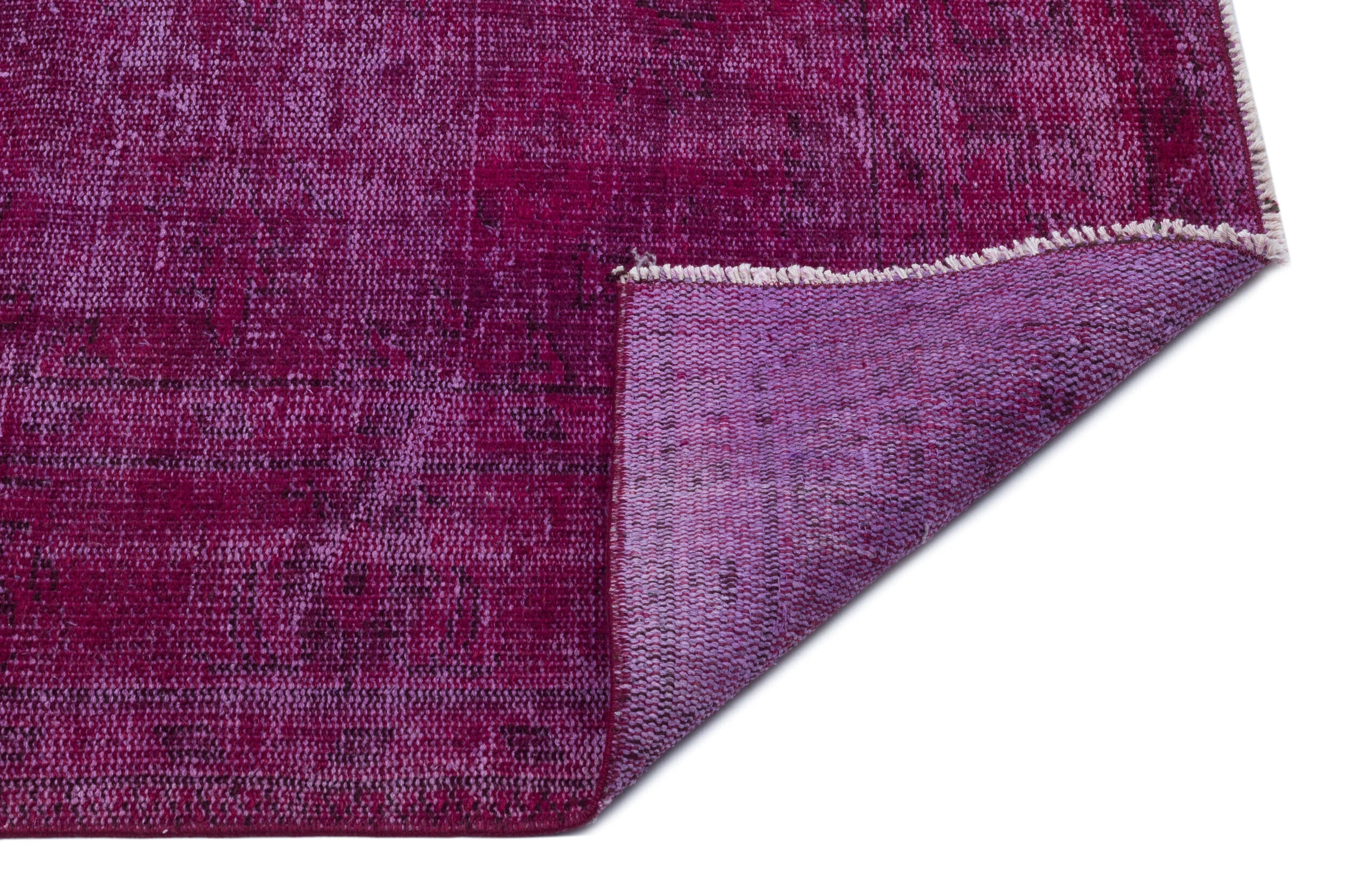 Atina Pink Vintage Wool Handmade Area Rug 5'6" x 10'3"