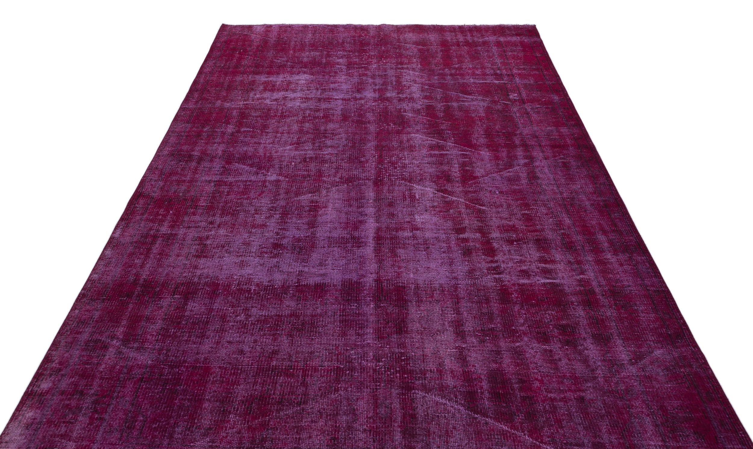 Atina Pink Vintage Wool Handmade Area Rug 5'6" x 10'3"