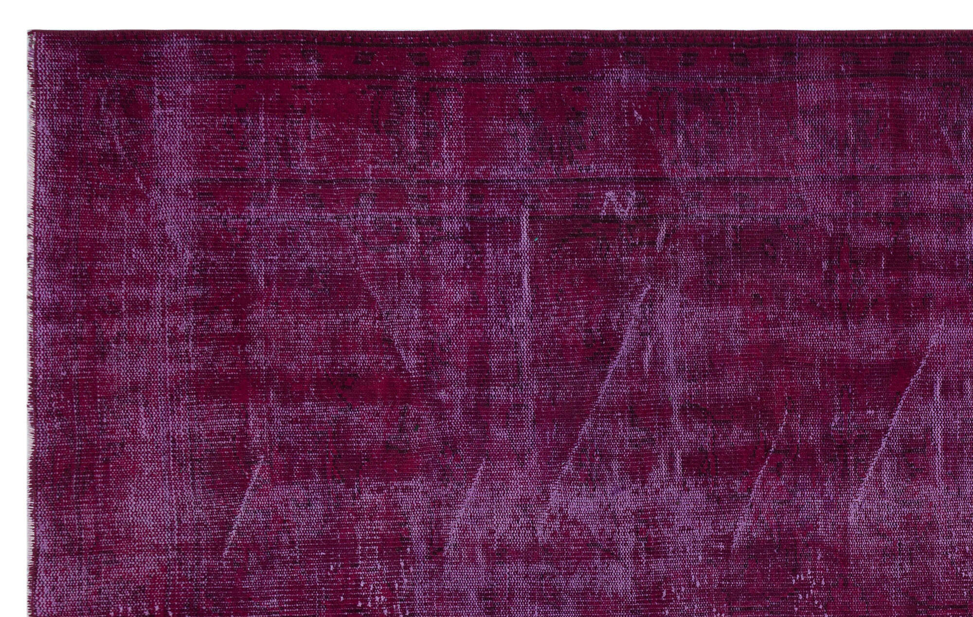 Atina Pink Vintage Wool Handmade Area Rug 5'6" x 10'3"